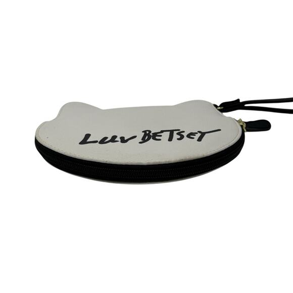 Luv Betsey By Betsey Johnson Leopard Print Cat Face Wristlet Bag Coin Purse 99 - Picture 10 of 10